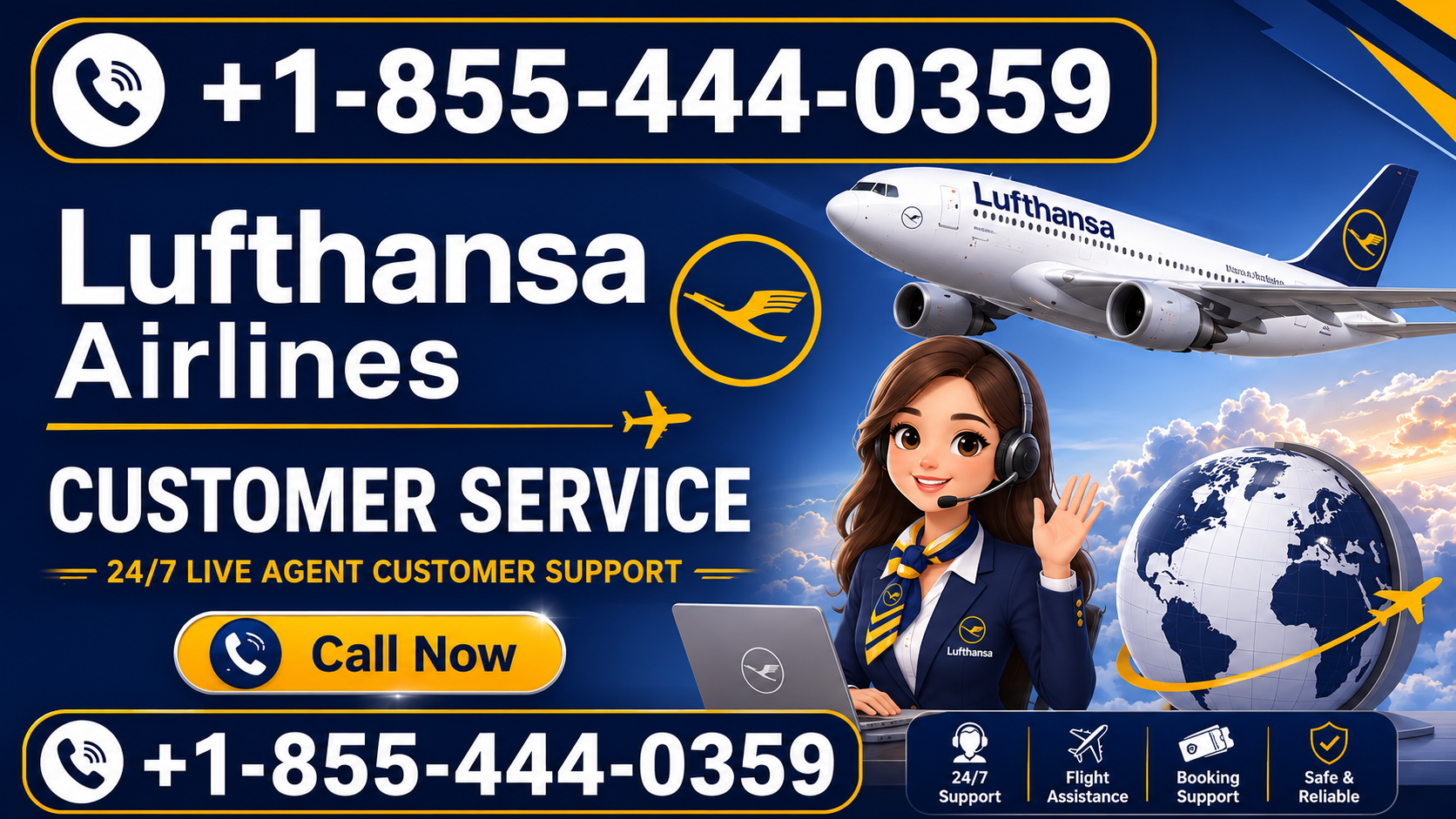 How to Contact Lufthansa Airlines Customer Service âï¸ | 24/7 Live Person Support (Step-by-Step Guide)